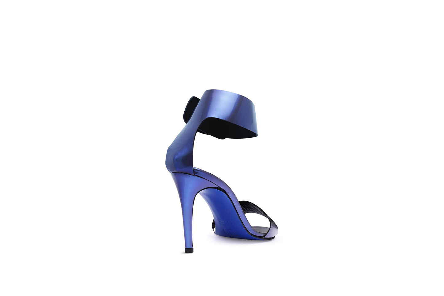 MAAN Blue Metallic Sandal